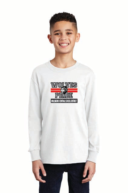 Pride Port & Co™ Youth Long Sleeve Core Cotton Tee Wills25