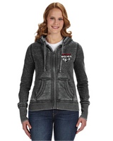 Primary J America Ladies' Zen Full-Zip Fleece Hooded Sweatshirt