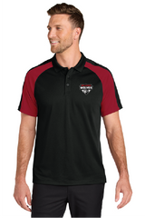 Shield Primary Port Authority® Wearever Performance Pique Colorblock Polo Deep Wills25