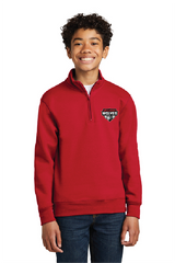 Shield Port & Co™ Youth Core Fleece 1.4-Zip Pullover Sweatshirt Wills25