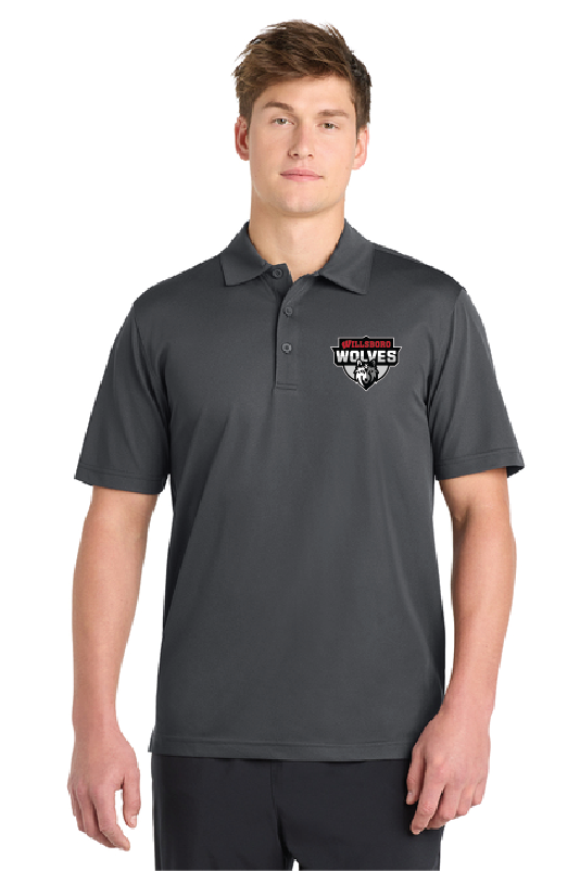 Shield Primary Sport-Tek® PosiCharge® Active Textured Polo Wills25