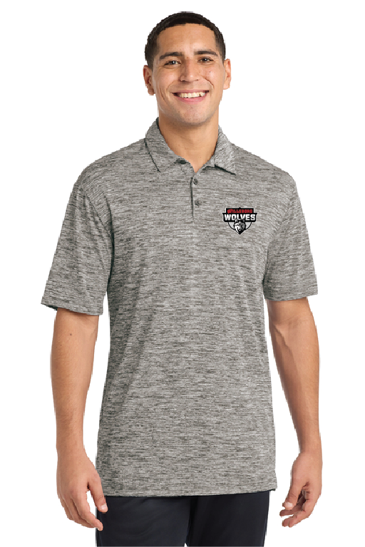Shield Primary Sport-Tek® PosiCharge® Electric Heather Polo Wills25