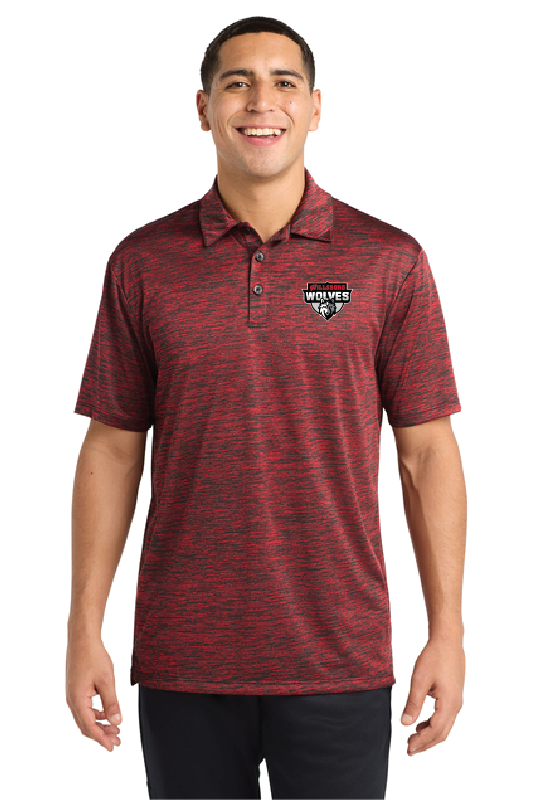 Shield Primary Sport-Tek® PosiCharge® Electric Heather Polo Wills25