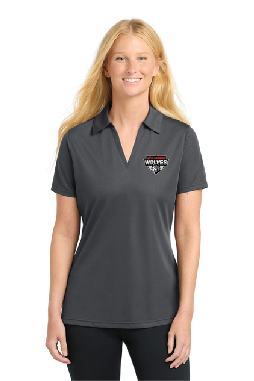 Shield Primary Sport-Tek® Women's PosiCharge® Active Textured Polo Wills25