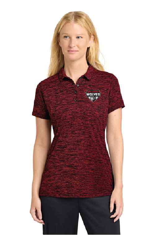 Shield Primary Sport-Tek® Women's PosiCharge® Electric Heather Polo Wills25