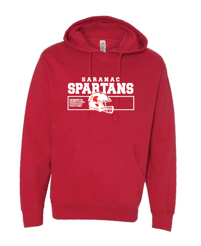Prime Unisex Midweight Hooded Sweatshirt Saranac FB