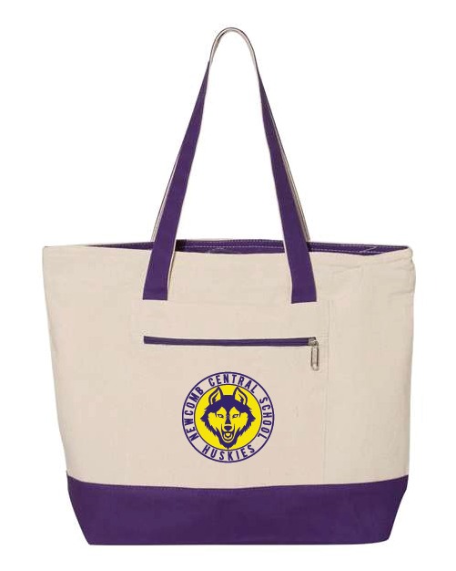 Huskies Q-Tees 19L Zippered Tote NCSH25