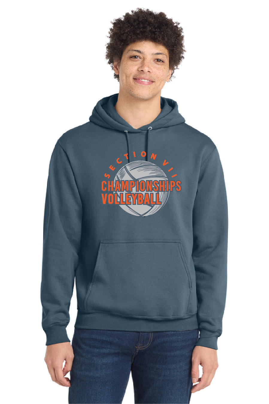 Ramona Port & Co® Core Fleece Pullover Hooded Sweatshirt VolleyballFall26