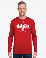 Red Zone UA Men's Team Tech™ Long Sleeve T-Shirt Saranac FB