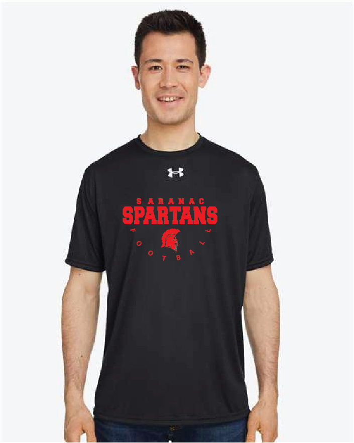 Red Zone UA Men's Team Tech™ T-Shirt Saranac FB