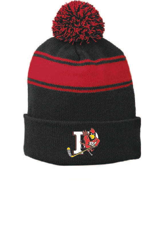 Vintage Sport-Tek® Stripe Pom Pom Beanie Cards