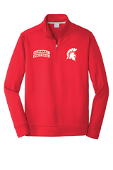 Cleanup Port & Co™ Performance Fleece 1/4-Zip Pullover Sweatshirt Saranac FB