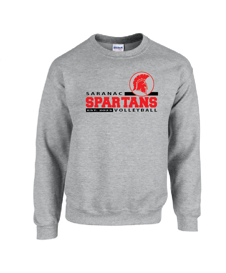 Serve Gildan Adult Heavy Blend™ Fleece Crew Saranac VB