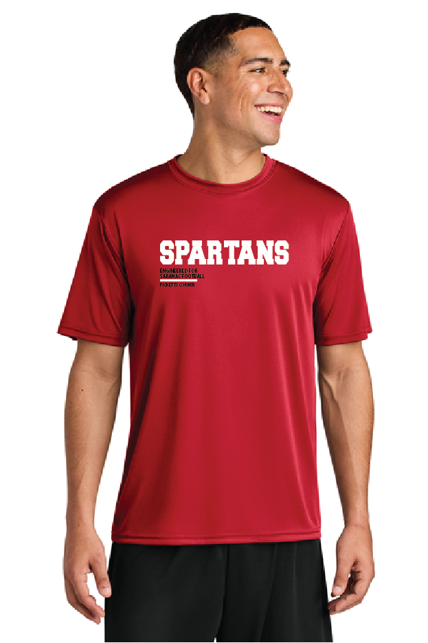 Sideline Fury A4 Cooling Performance Short Sleeve Tee Saranac FB