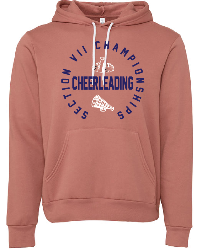 Spencer Bella + Canvas Unisex Sponge Fleece Pullover Hoodie Cheer25