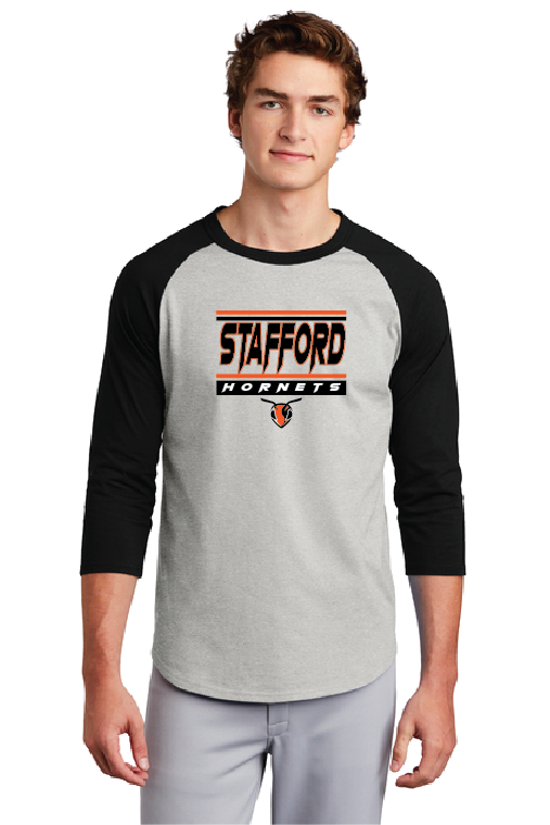 Stow Sport-Tek® Colorblock Raglan Jersey Heather SMS25