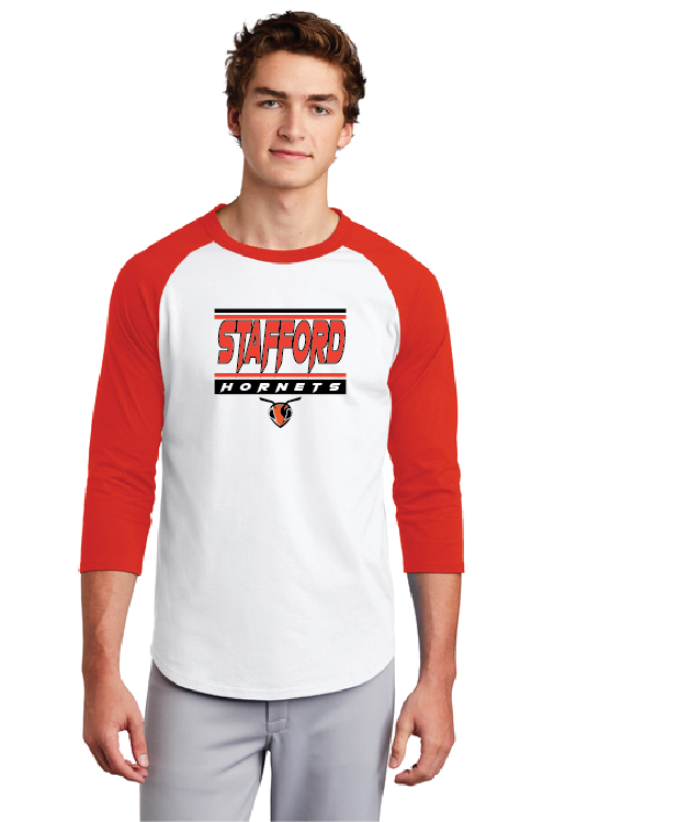 Stow Sport-Tek® Colorblock Raglan Jersey Heather SMS25