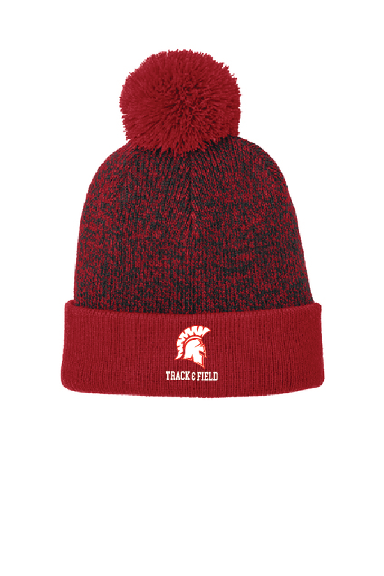 Shield Sport-Tek® Halftime Heather Pom Beanie SaranacT&F