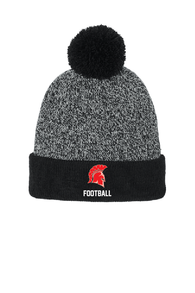Shield Sport-Tek® Halftime Heather Pom Beanie AFLFall26
