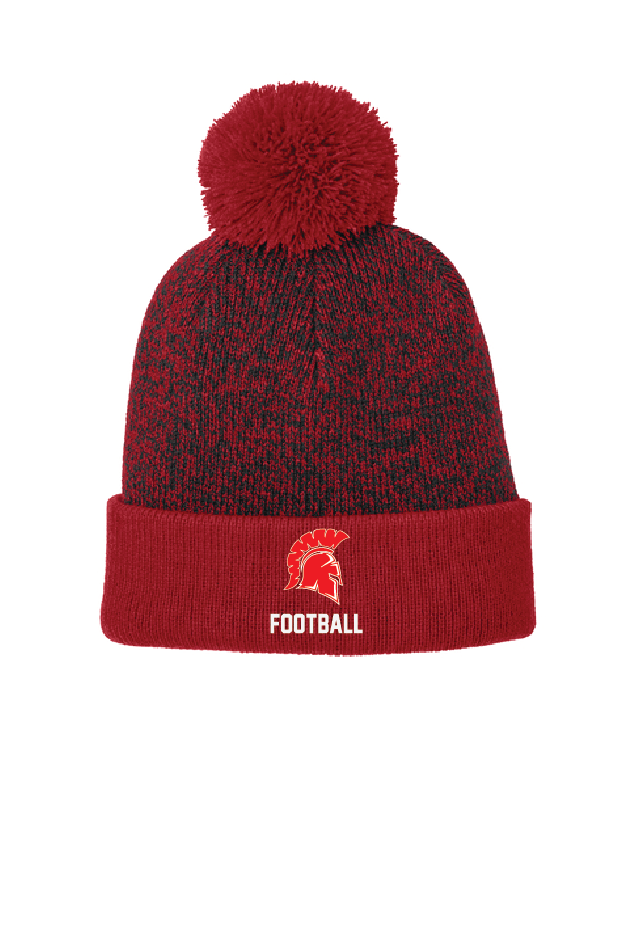 Shield Sport-Tek® Halftime Heather Pom Beanie AFLFall26