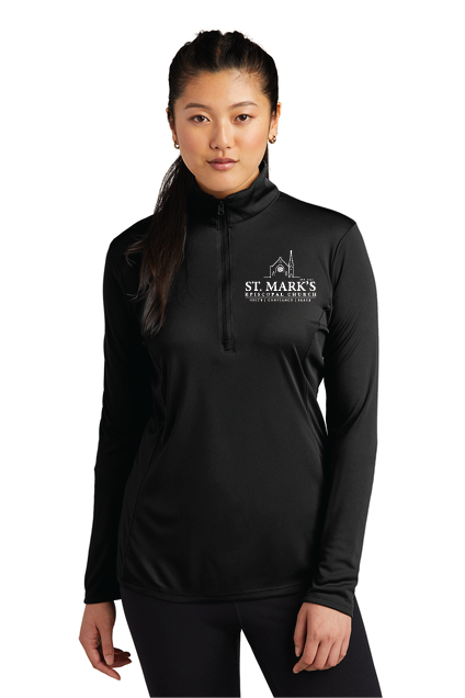 St. Mark's Sport-Tek® Women's PosiCharge® Competitor™ 1-4-Zip Pullover SMEC25