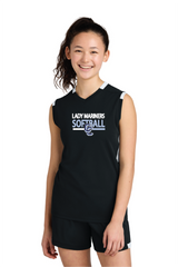 Show Sport-Tek® Youth Club Sleeveless V-Neck CCLM25