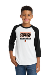 Stow Sport-Tek® Youth Colorblock Raglan Jersey Deep SMS25