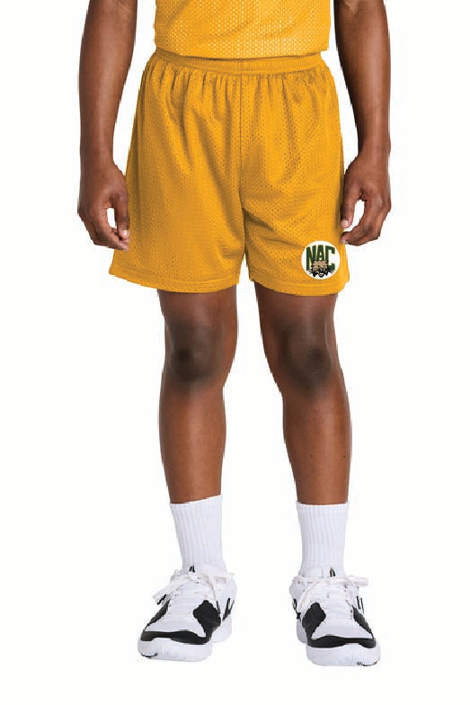 Bobcats Sport-Tek® Youth PosiCharge® Mesh 5” Short NAC25