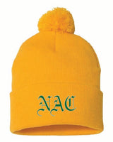 NAC Sportsman 12in Pom-Pom Cuffed Beanie NAC25