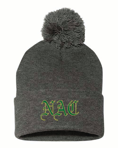 NAC Sportsman 12in Pom-Pom Cuffed Beanie NAC25