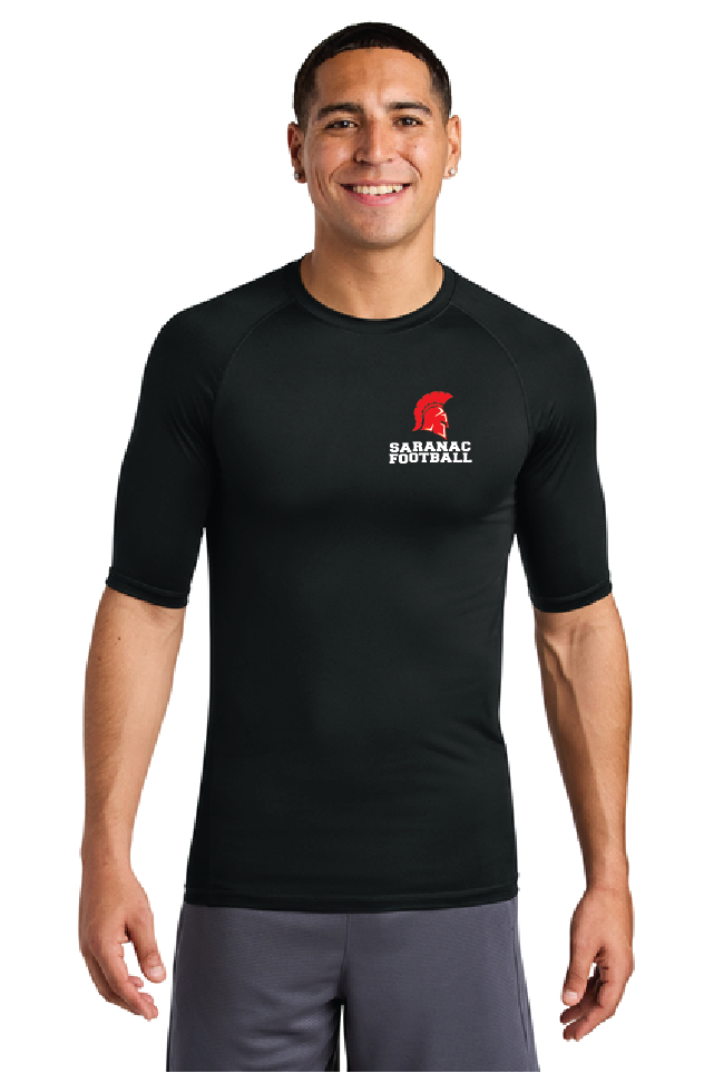 Stacked Sport-Tek® PosiCharge® Compression 1/2-Sleeve Tee Saranac FB