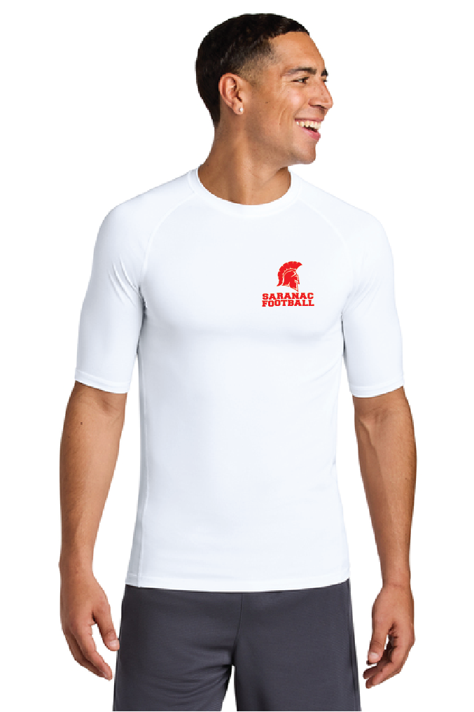 Stacked Sport-Tek® PosiCharge® Compression 1/2-Sleeve Tee Saranac FB