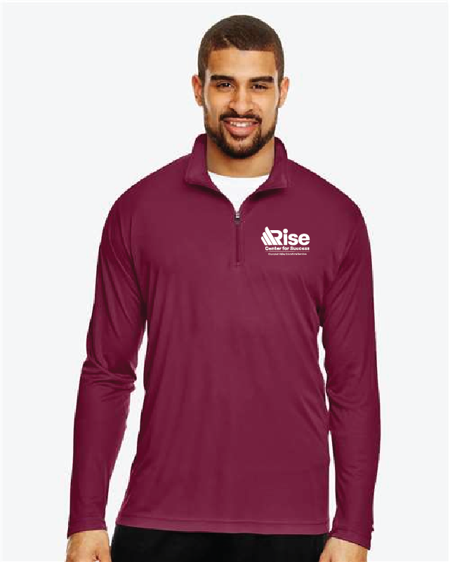 RISELCOC Team365 Men's Zone Performance Quarter-Zip Pullover CVES25