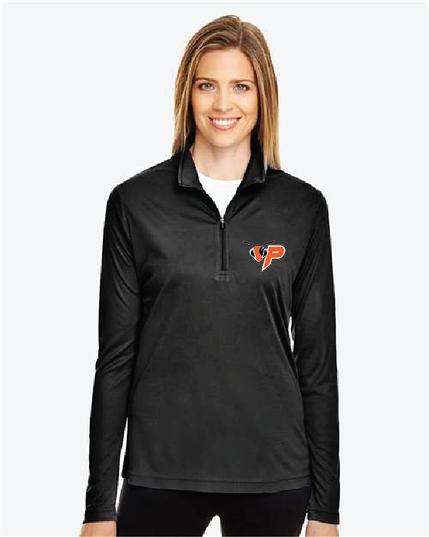 PBee Team 365 Women's Zone Performance Quarter-Zip Pullover PHS25