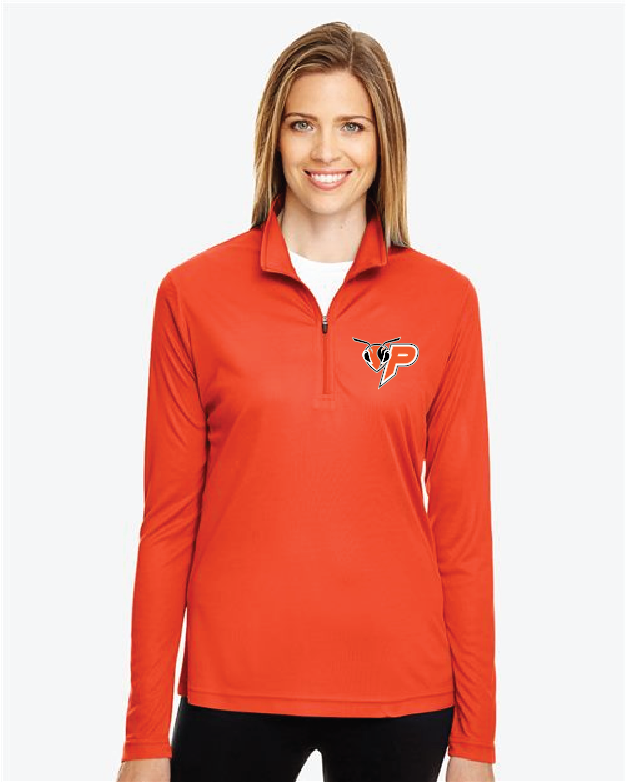PBee Team 365 Women's Zone Performance Quarter-Zip Pullover PHS25