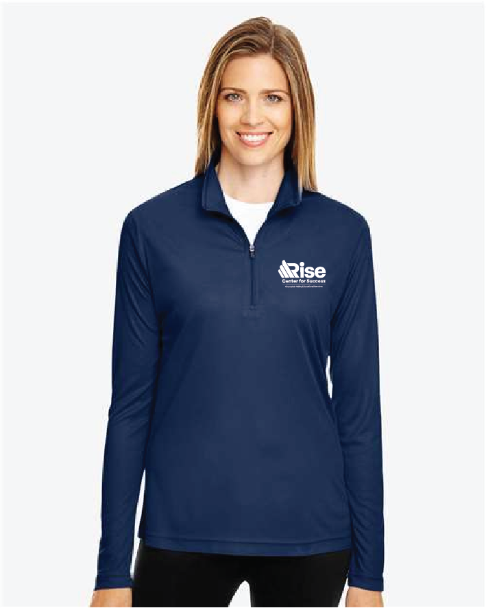 RISELCOC Team365 Women's Zone Performance Quarter-Zip Pullover CVES25