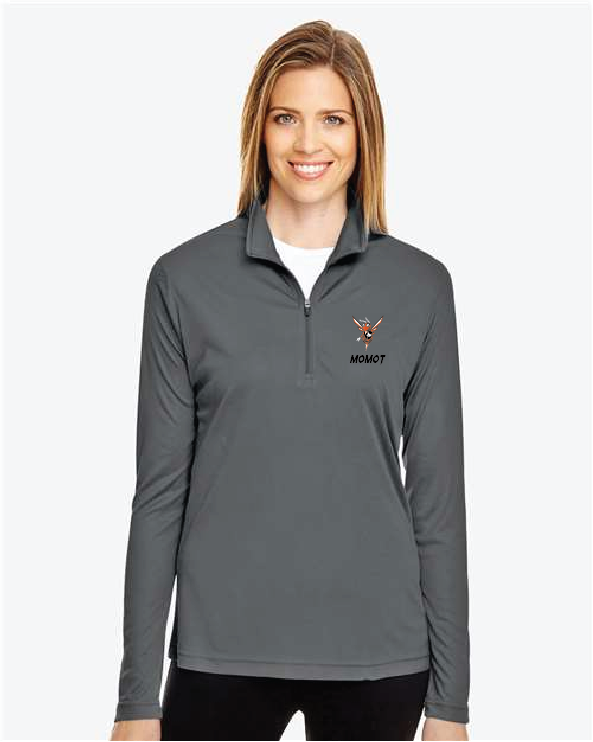 Mascot Team365 Women's Zone Performance Quarter-Zip Pullover Momot25