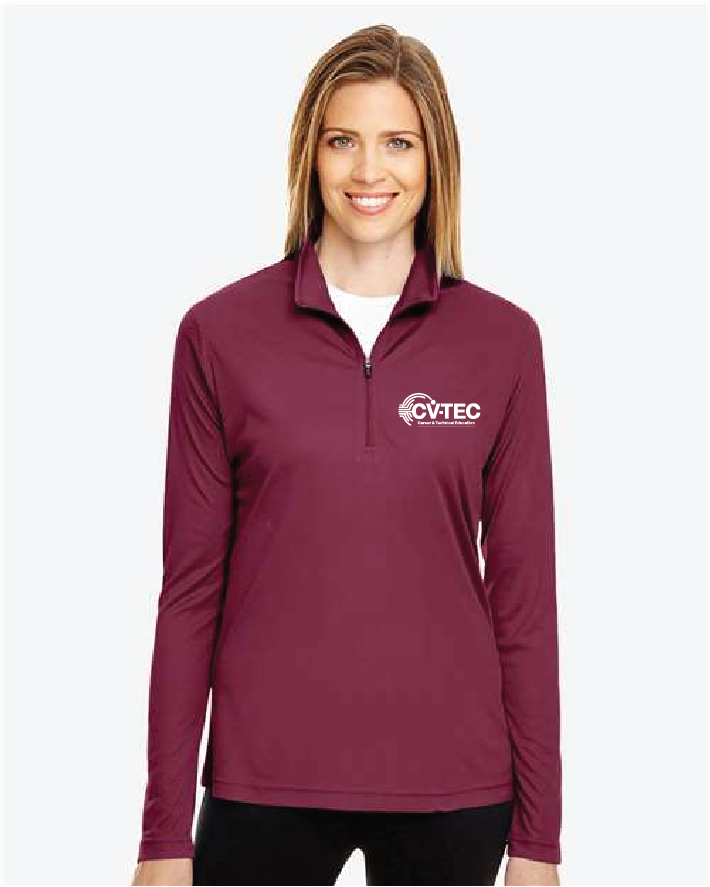 CVTECLCOC Team365 Women's Zone Performance Quarter-Zip Pullover CVES25