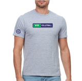Alba Threadfast Unisex Epic T-Shirt Heather Grey VII Volleyball25