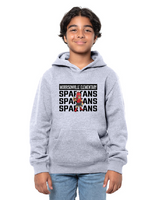 3Peat Threadfast Apparel Epic Youth Fleece Pullover Hooded Sweatshirt MELS25