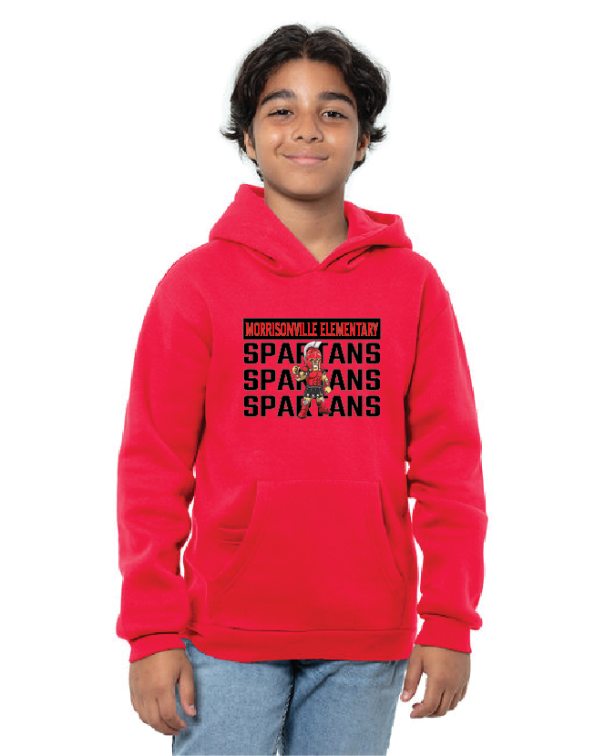 3Peat Threadfast Apparel Epic Youth Fleece Pullover Hooded Sweatshirt MELS25