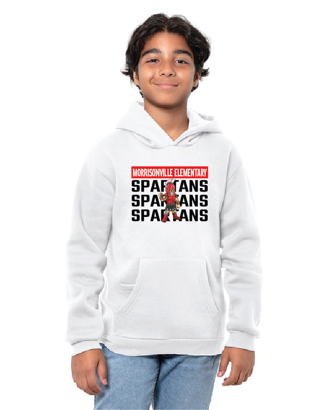 3Peat Threadfast Apparel Epic Youth Fleece Pullover Hooded Sweatshirt MELS25