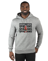 3Peat Threadfast Apparel Unisex Ultimate Fleece Pullover Hooded Sweatshirt MELS25