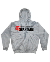 Fenced Tie-Dye Youth Pullover Hooded Sweatshirt Spider MELS25