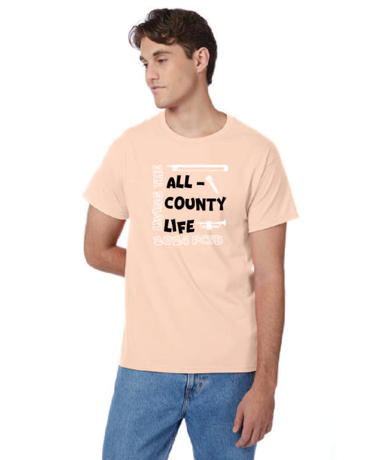ALL-COUNTY CHORUS SHIRT     5250T Hanes Men's Authentic-T T-Shirt