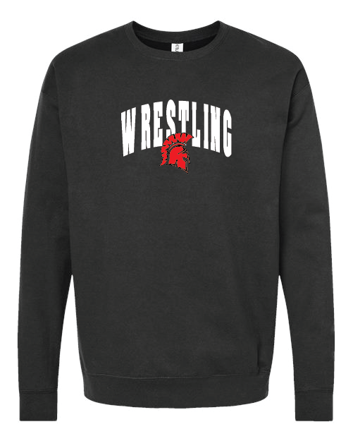 Arched Tultex Unisex Fleece Crewneck Sweatshirt SCSWrestle25