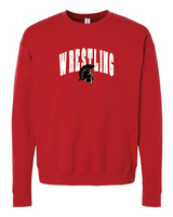 Arched Tultex Unisex Fleece Crewneck Sweatshirt SCSWrestle25