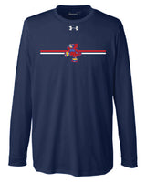 JA17 Under Armour Men's Team Tech Long-Sleeve T-Shirt Retro