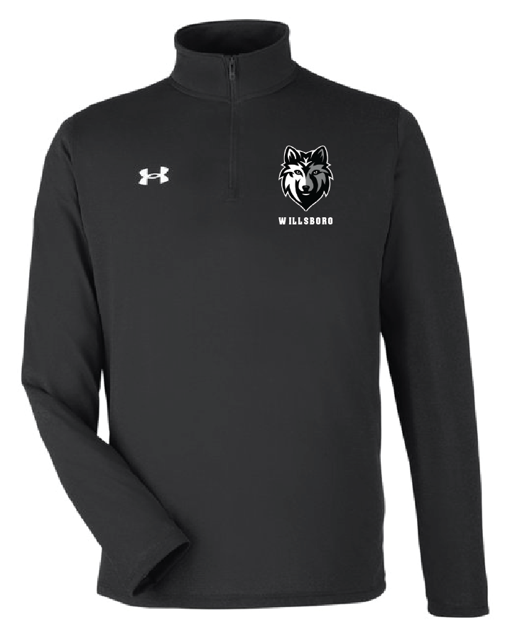 Mascot Under Armour Men's Team Tech Quarter-Zip WillsCSD