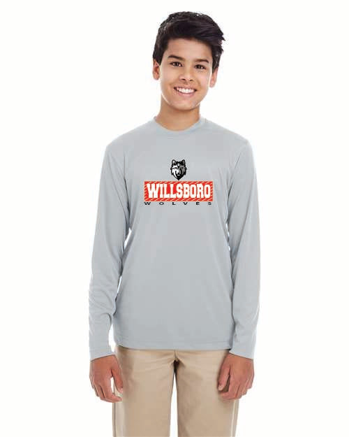 Vortex Ultra Club Youth Cool & Dry Performance Long Sleeve Top Wills25